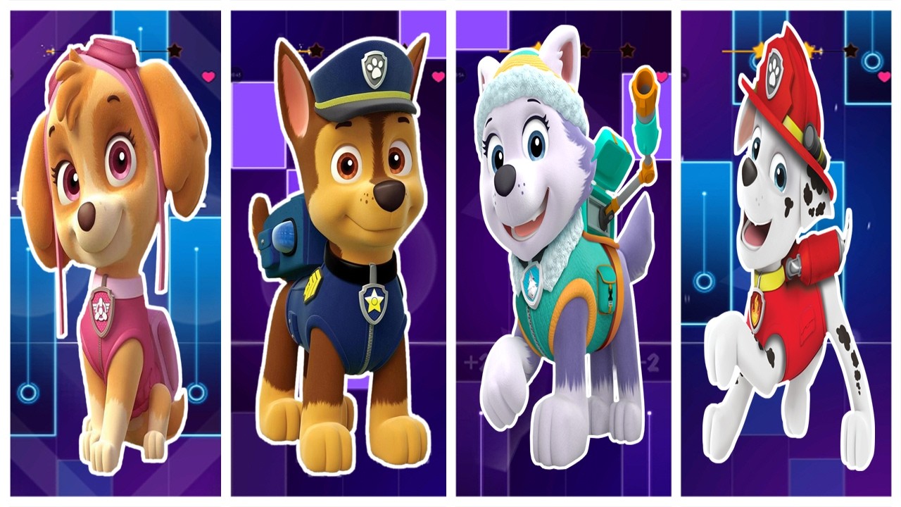 Tiles Hop Coffin Dance Paw Patrol – Almost Impossible!