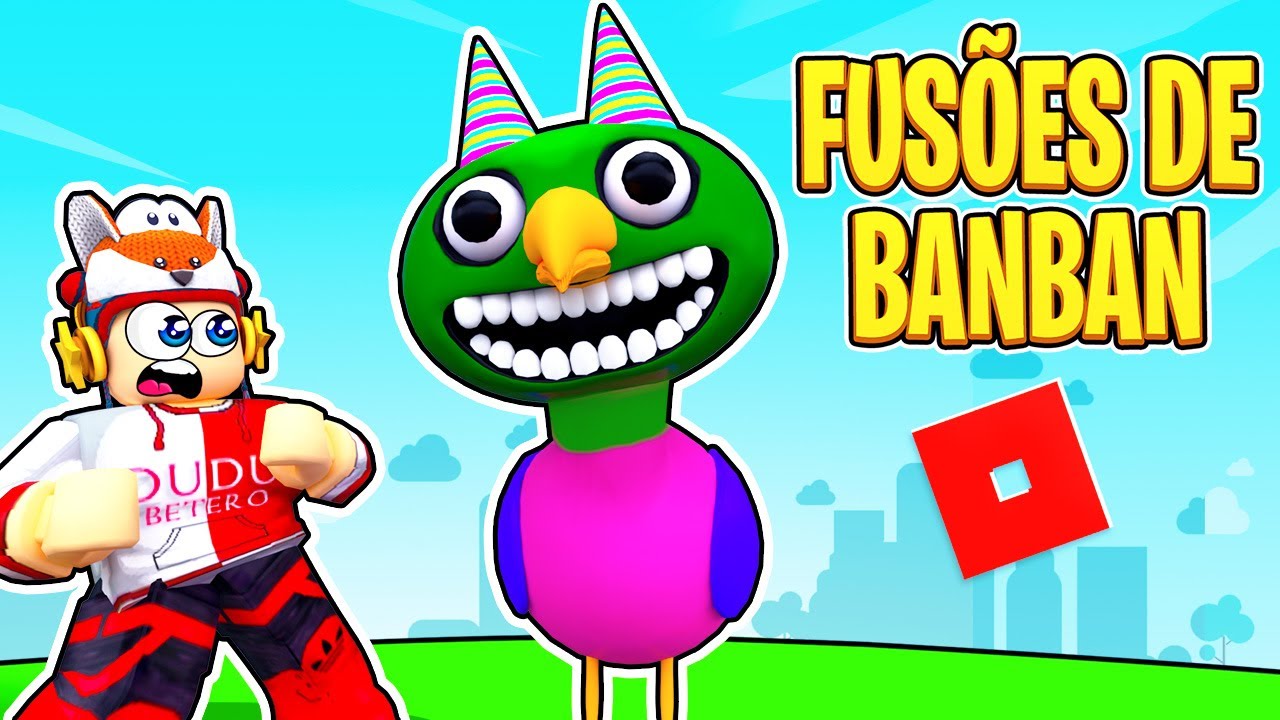 Fusões de BanBan nas Backrooms do Roblox🤯