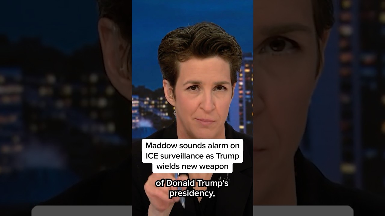 Maddow sounds alarm on ICE surveillance as Trump wields new weapon