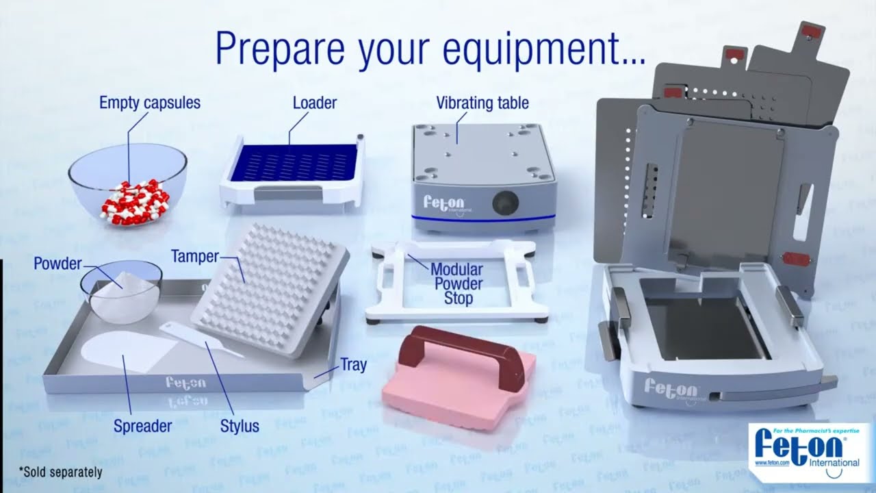 FETON International - Capsule filler - UNIVERSAL 120 CAPSULES