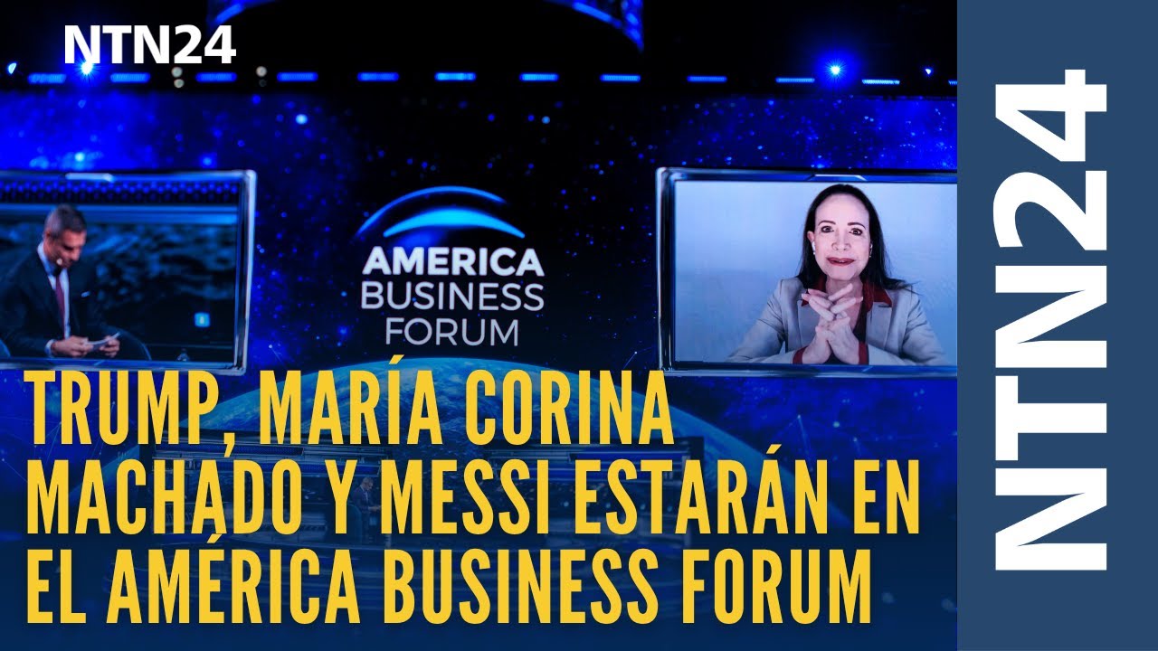 Donald Trump, María Corina Machado y Messi participarán en importante foro de negocios en Miami