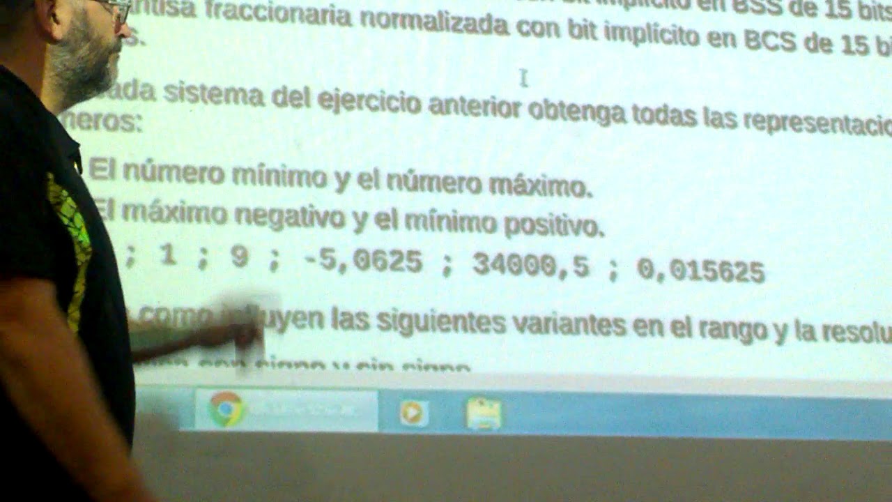 Rango, resolución y operaciones aritméticas en punto flotante