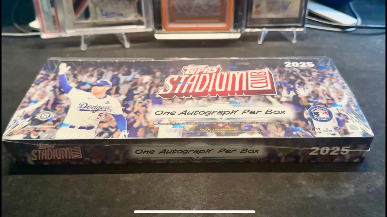 Bonus Hit! - 2025 Topps Stadium Club Baseball Hobby Box