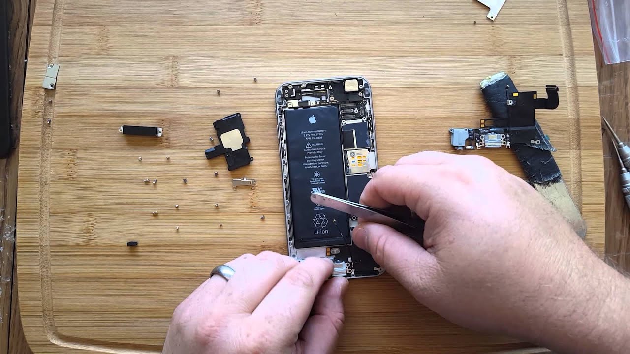 iPhone 6 Charge Dock Port Replacement Tech MD 6-20-2015