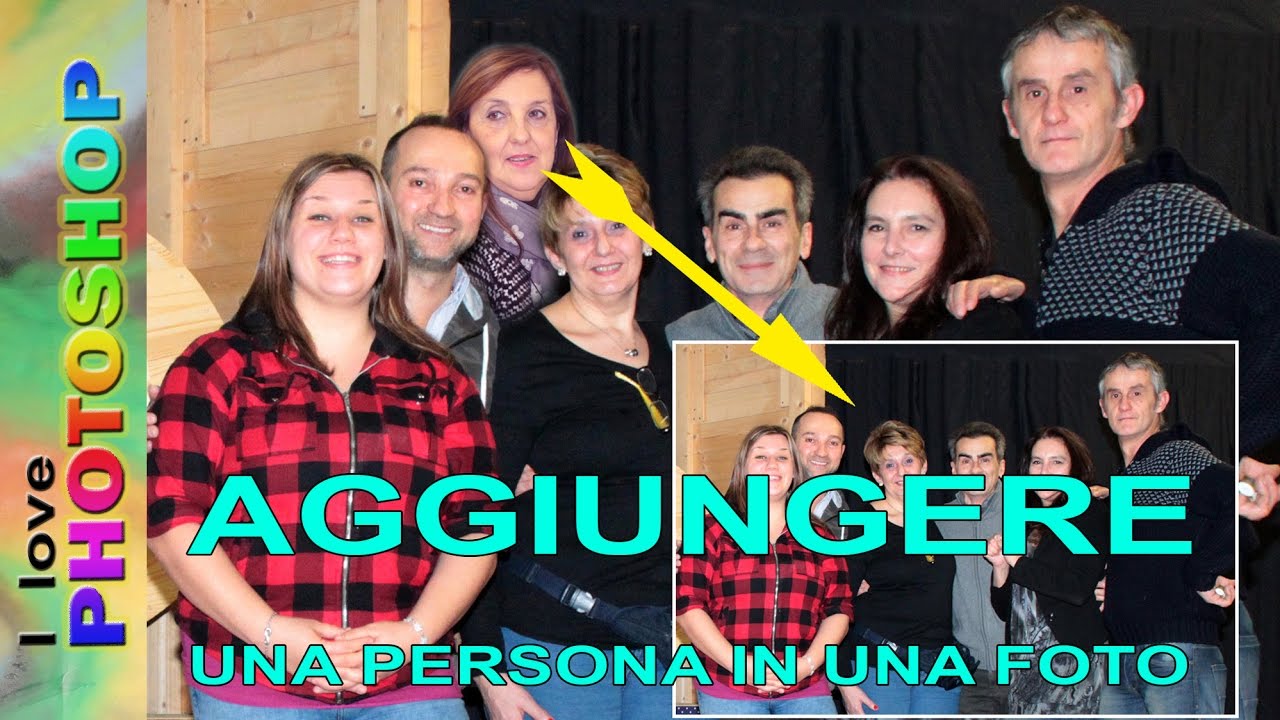 Photoshop tutorial italiano - Aggiungere una persona in foto di gruppo, photoshop aggiungere oggetti