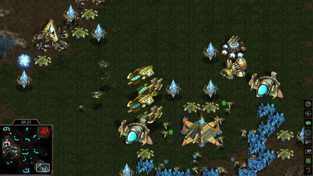 3v3 BGH Big Game Hunters Protoss Replay Starcraft Remastered 2024#7