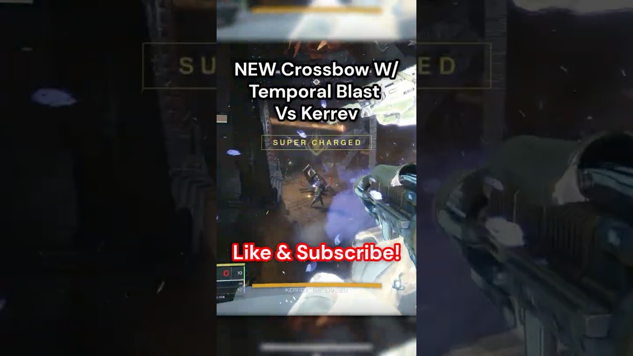 NEW Crossbow w/Temporal Blast DESTROYS Kerrev 