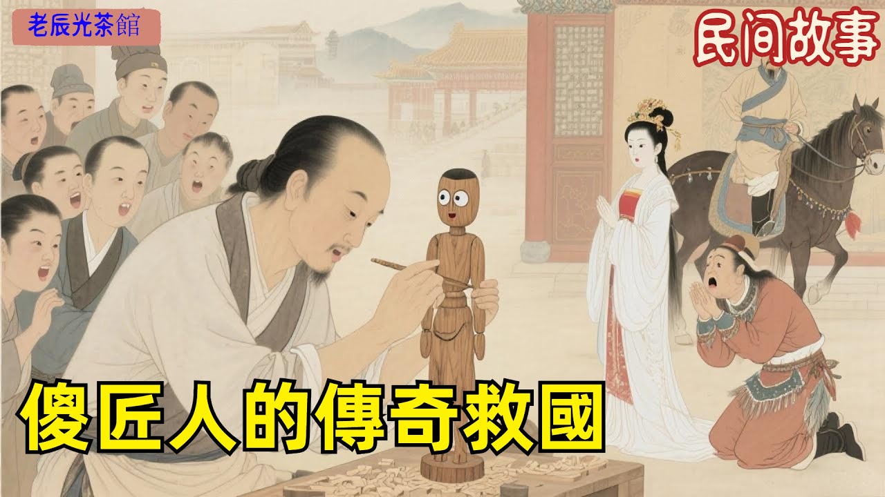 傻匠人癡迷雕刻木頭美人，被全鎮當作笑柄！蠻族索要真公主和親，他手中的木偶竟開口：我去！滿朝文武跪拜！#聽書#民間故事#睡前故事#故事頻道#情感#善有善報#福報#勵志#改變故事#因果