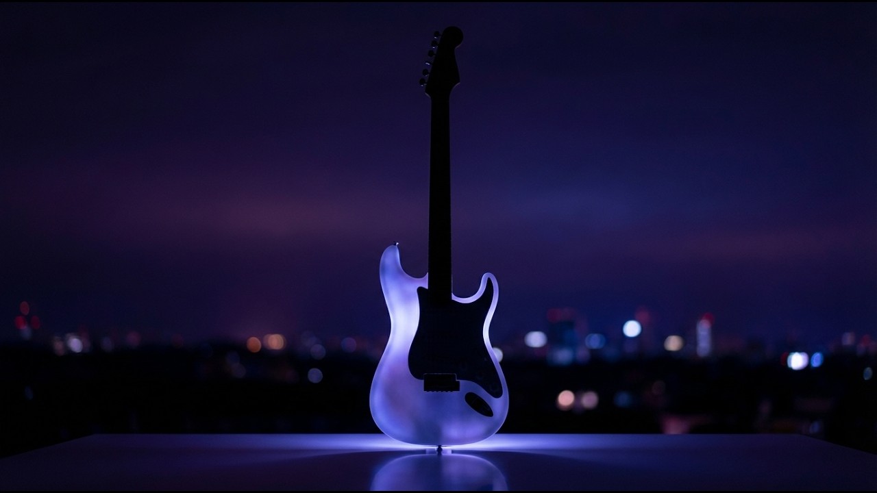 Relaxing Rock Guitar Before Sleep 🟢 | Calm Electric Guitar Music for Deep Sleep & Night Relaxation