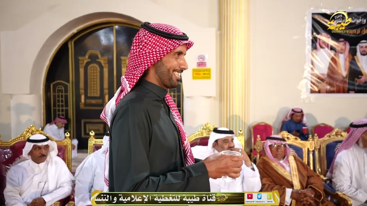محمد العلوني وسلطان المنصوري يامرحبا ترحيب لو أنا نصبه فالبحر خلا البحر مثل العسل يوخذ براس الملعقه