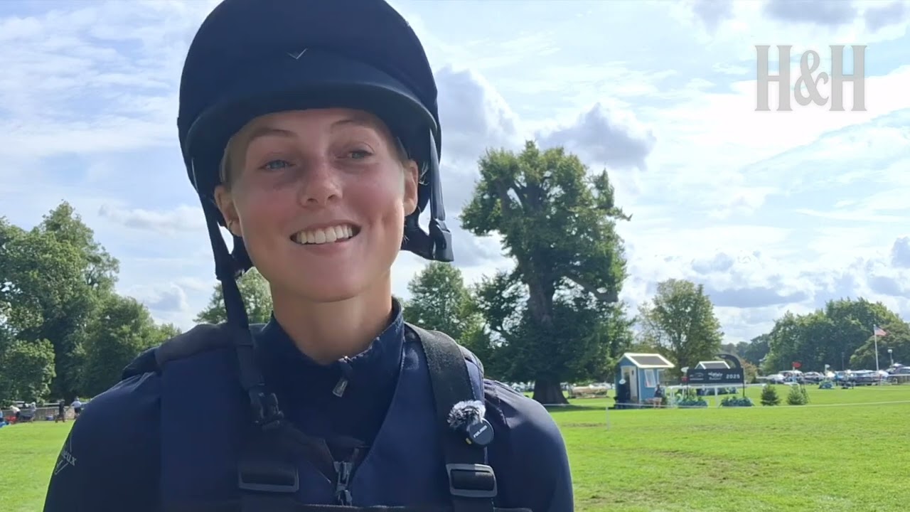 Youngest competitor at Burghley Horse Trials impresses across country