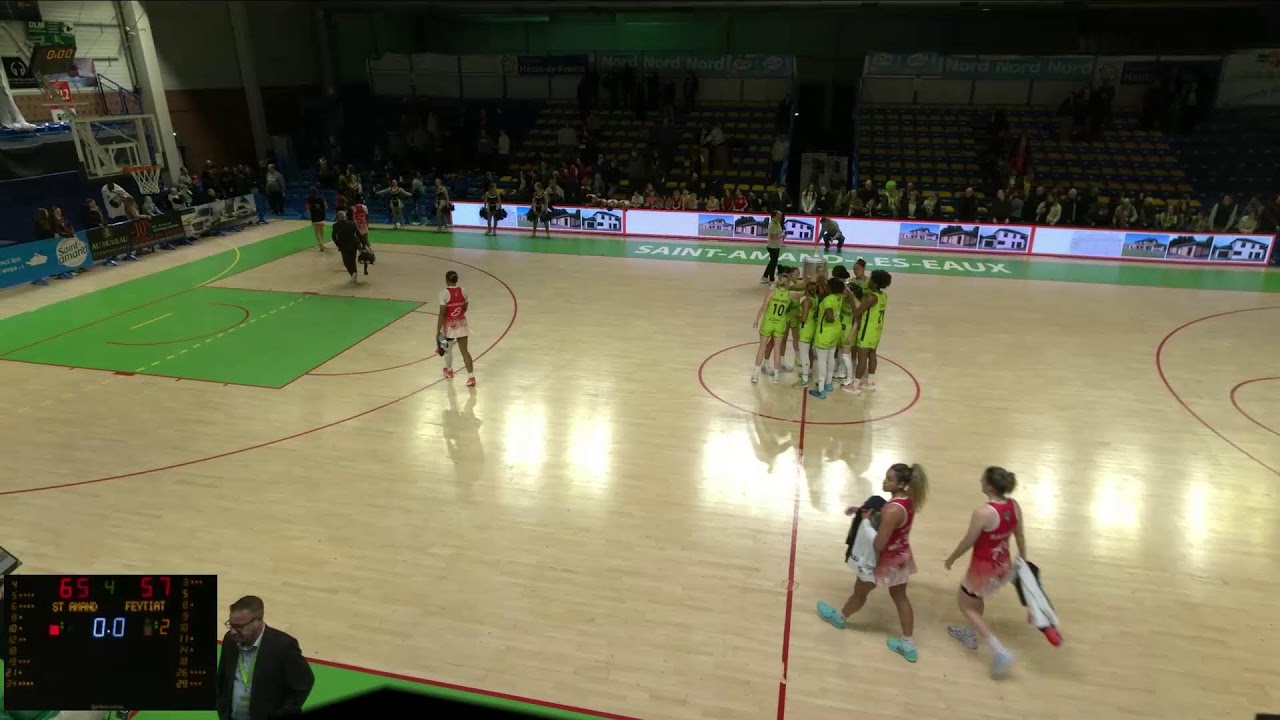 SAINT AMAND vs FEYTIAT BASKET 87 Women's Pro Basketball