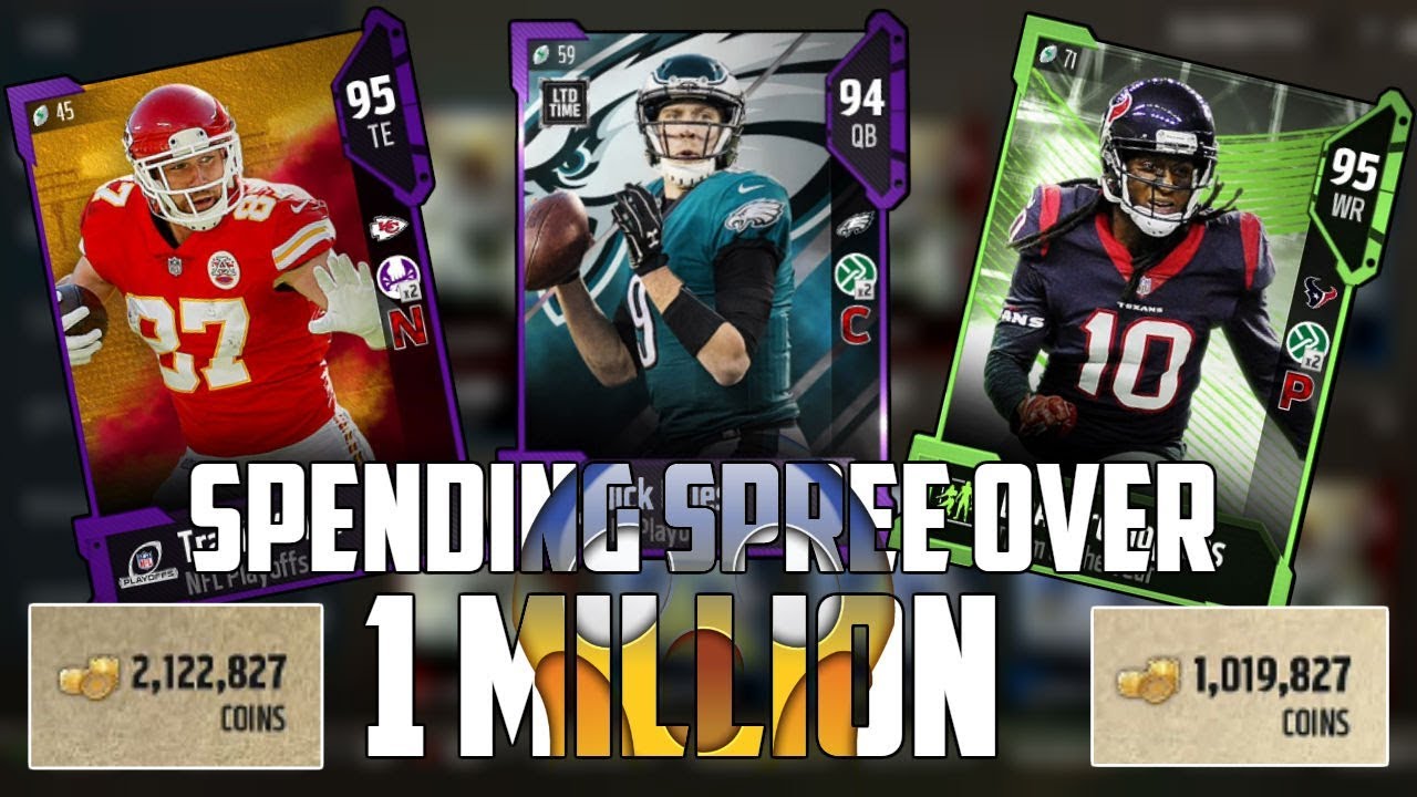 SPENDING SPREE OVER 1 MILLION COINS SPENT! 5 NEW PLAYERS! | MUT 18 |