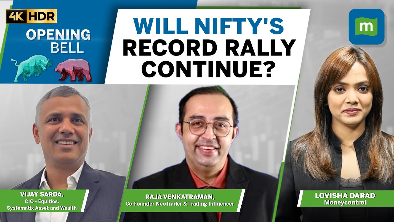 Live: Can Nifty continue to step up its move to fresh peaks? | Opening Bell | 4K