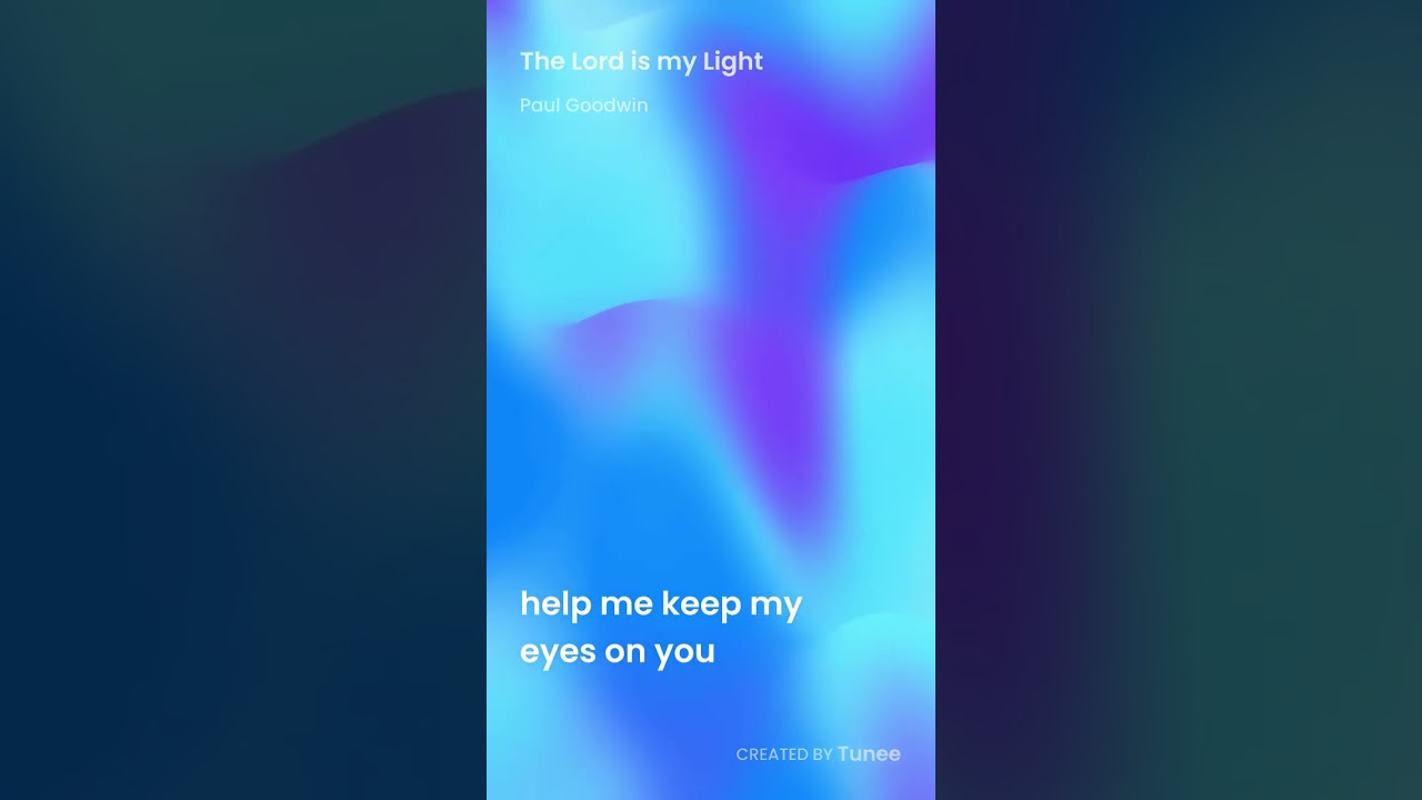 Track 1 The Lord is my Light