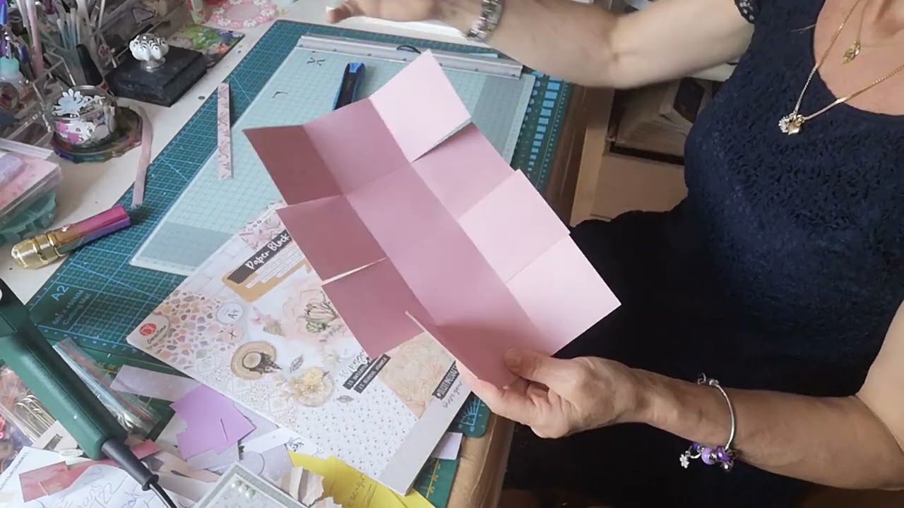 tuto BOÎTE facile et rapide AVEC UNE seule FEUILLE 🦆🦆🦆🦆utilisons les blocs de chez ACTION