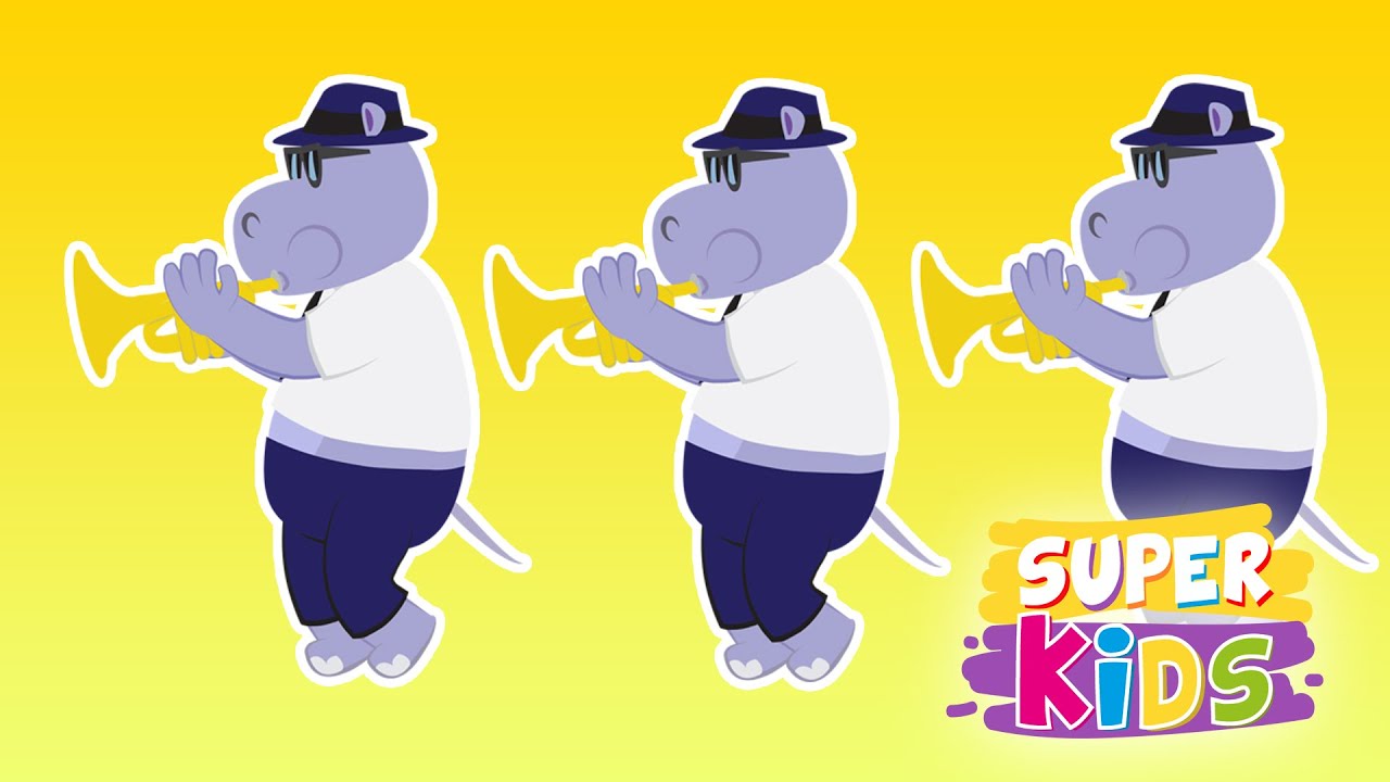 SUPER KIDS - Hungry Hippo - Kids Songs And Nursery Rhymes