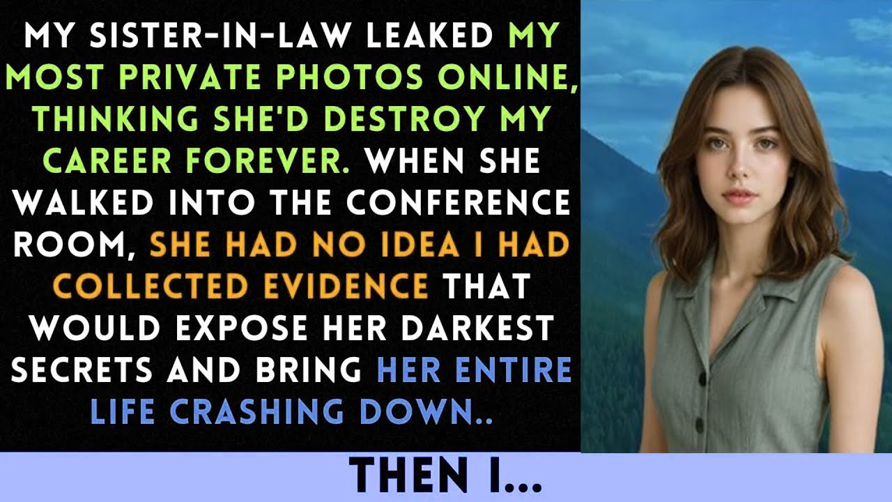 My sister-in-law leaked my private photos—but she sparked a calculated revenge she never saw coming.