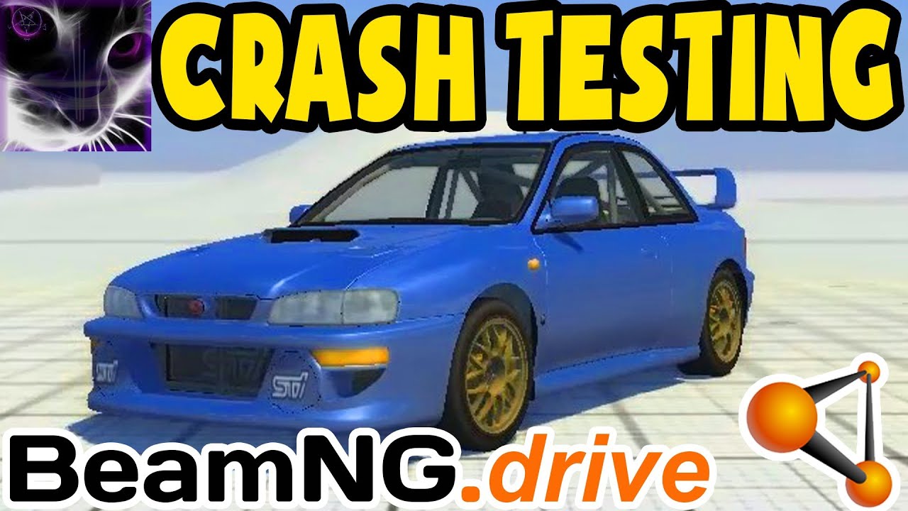 Subaru Impreza 22B Crash Testing in BeamNG drive