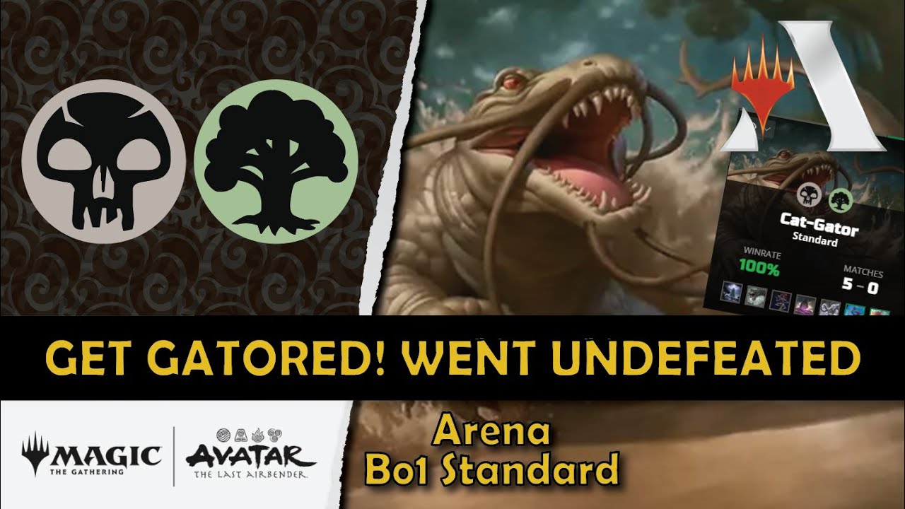 Golgari Cat-Gator went undefeated! #mtgarena #mtg #standard #avatar