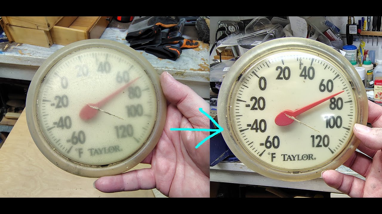 Очистите старый термометр — не делайте этого так, но это сработало.