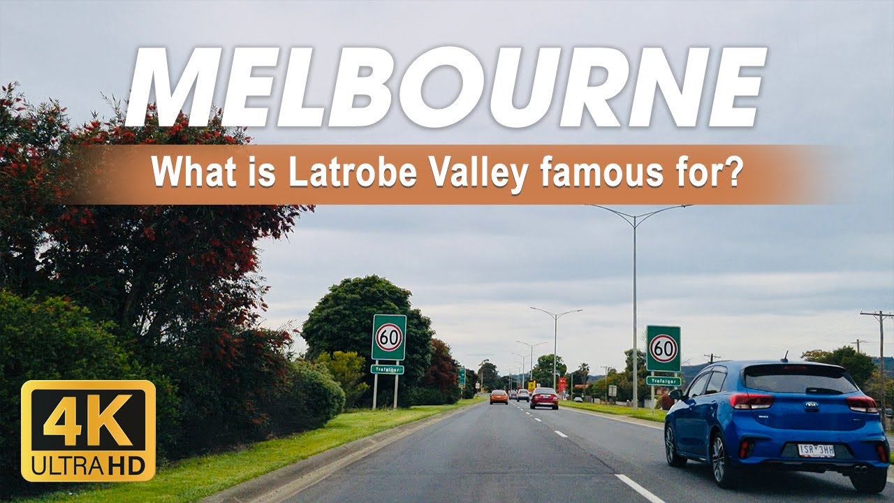What is Latrobe Valley famous for? | Drive-through M1 towards Traralgon in East | Melbourne |4K