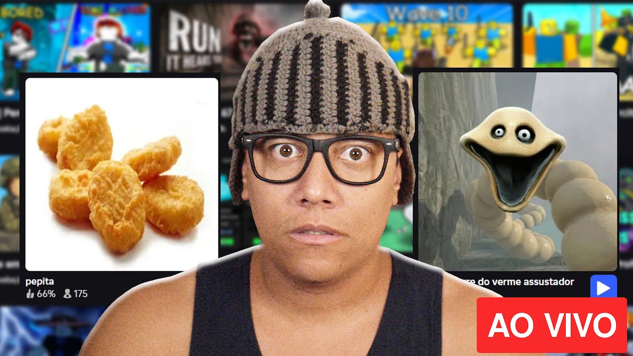 Roblox, mas os jogos ficaram MUITO ESTRANHOS hoje... (AO VIVO 2k)