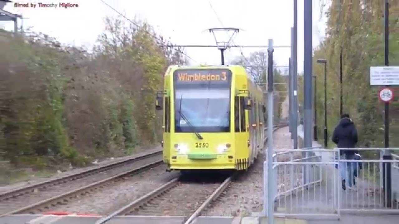 Trams in London, UK 2015