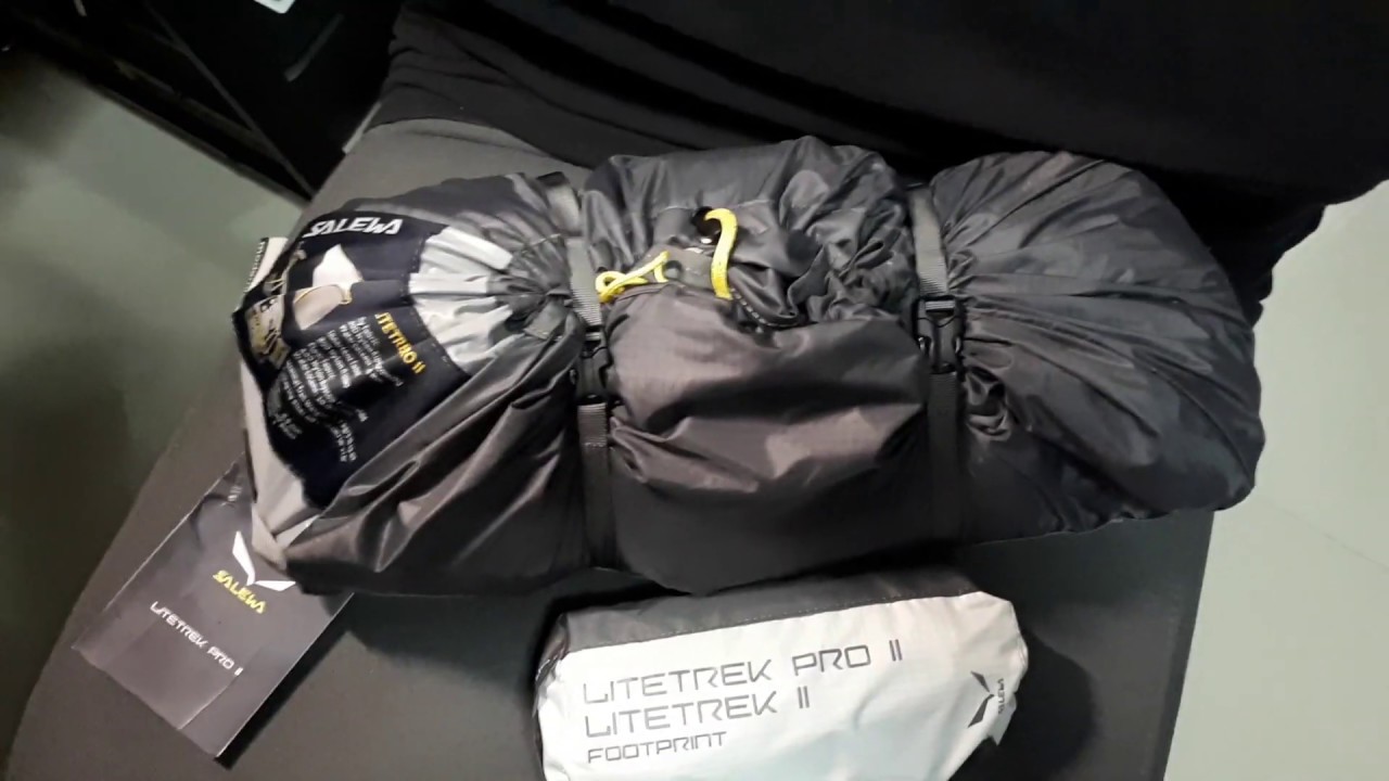 1st Pitch and overview of the Salewa Litetrek Pro 2 . Semi geodesic tent..