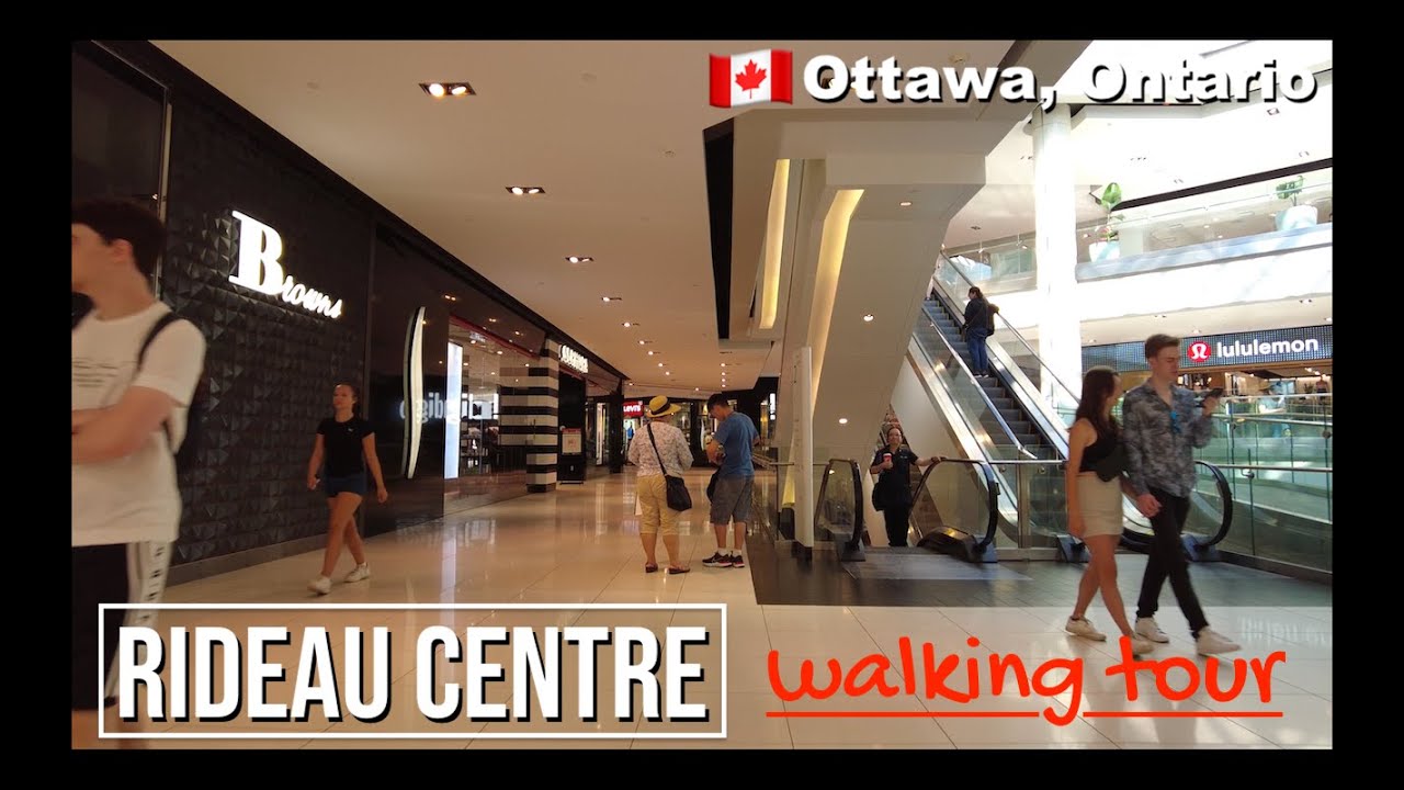 🇨🇦 Rideau Centre Shopping Mall | Downtown Ottawa, Ontario [4K]