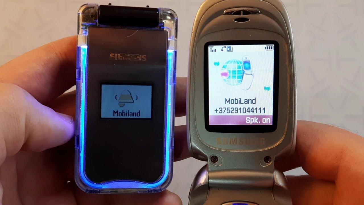 Incoming call & Outgoing call at the Same Time Samsung X640 + Siemens AF51