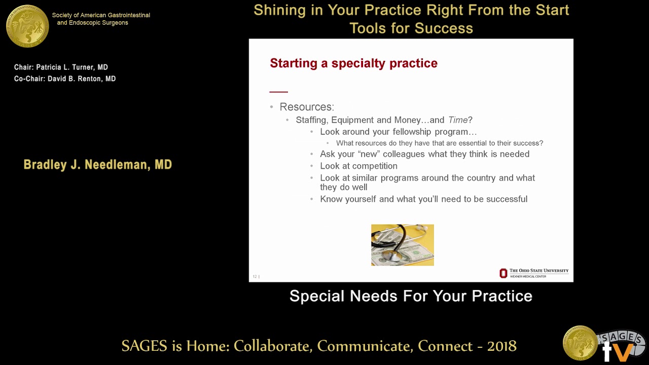 Shining in your practice right from the start: Special needs for your practice