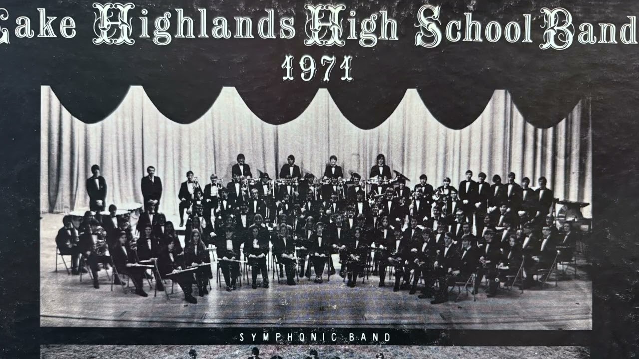 Lake Highlands High School Band excerpts from 1971