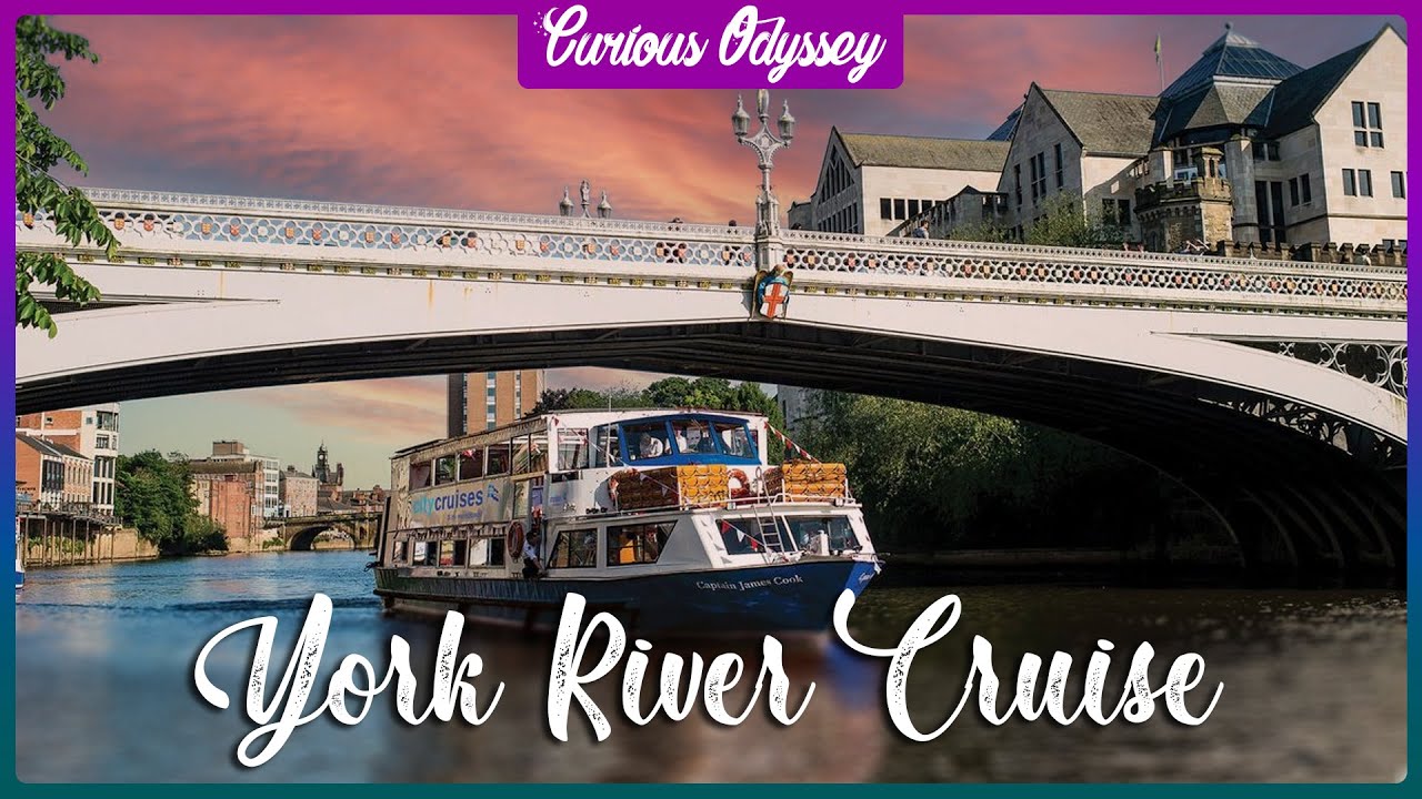 YORK England, City Cruise Boat Trip - Day 1