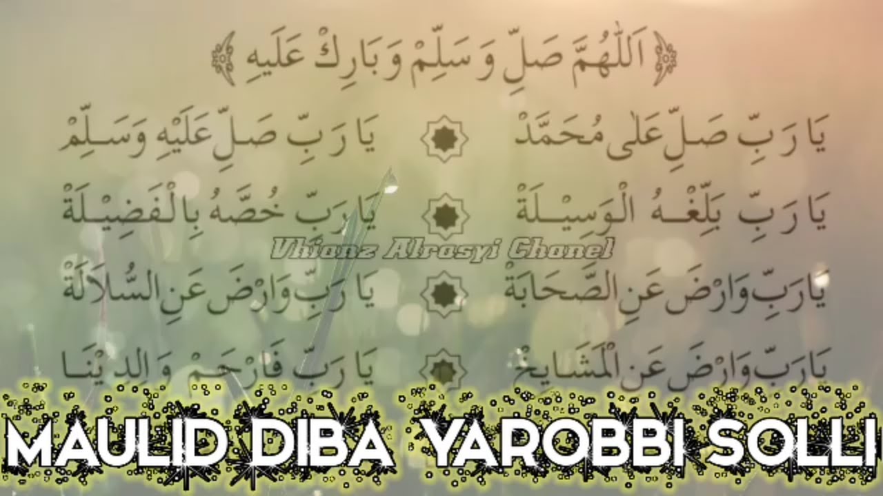 MAULID DIBA ~YA ROBBI SHOLLI ALA MUHAMMAD || SPESIAL MAULID NABI 1443 H 2021