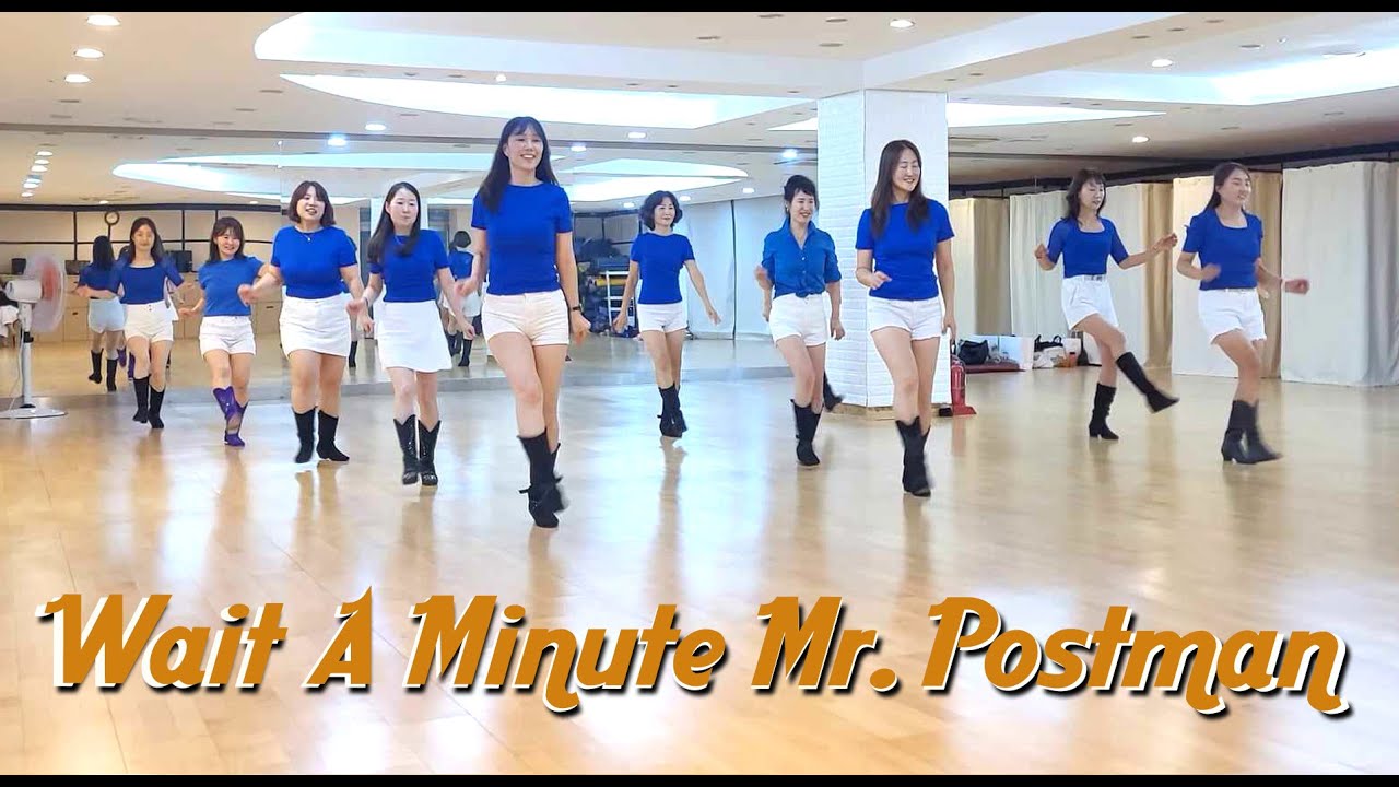 WAIT A MINUTE MR. POSTMAN - BEGINNER LINEDANCE (Alison Johnstone)