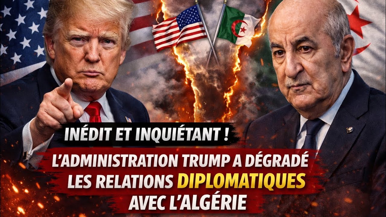 Inédit et inquiétant : L’administration Trump a dégradé les relations diplomatiques avec l’Algérie 