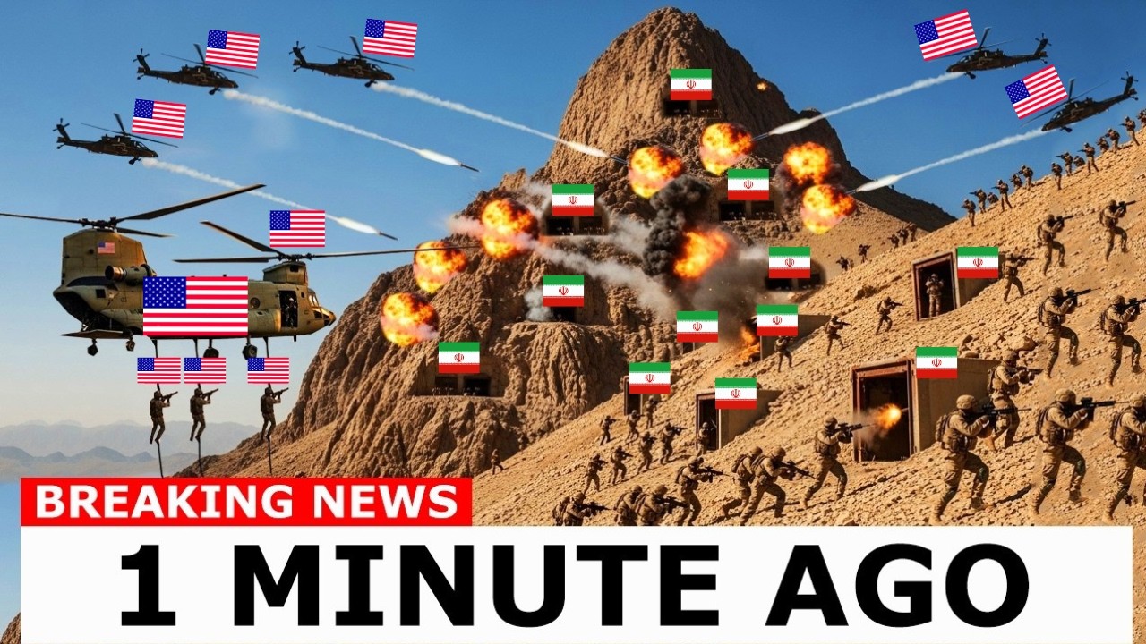 Рейнджеры армии США штурмуют подземный командный центр Корпуса стражей исламской революции Ирана ...