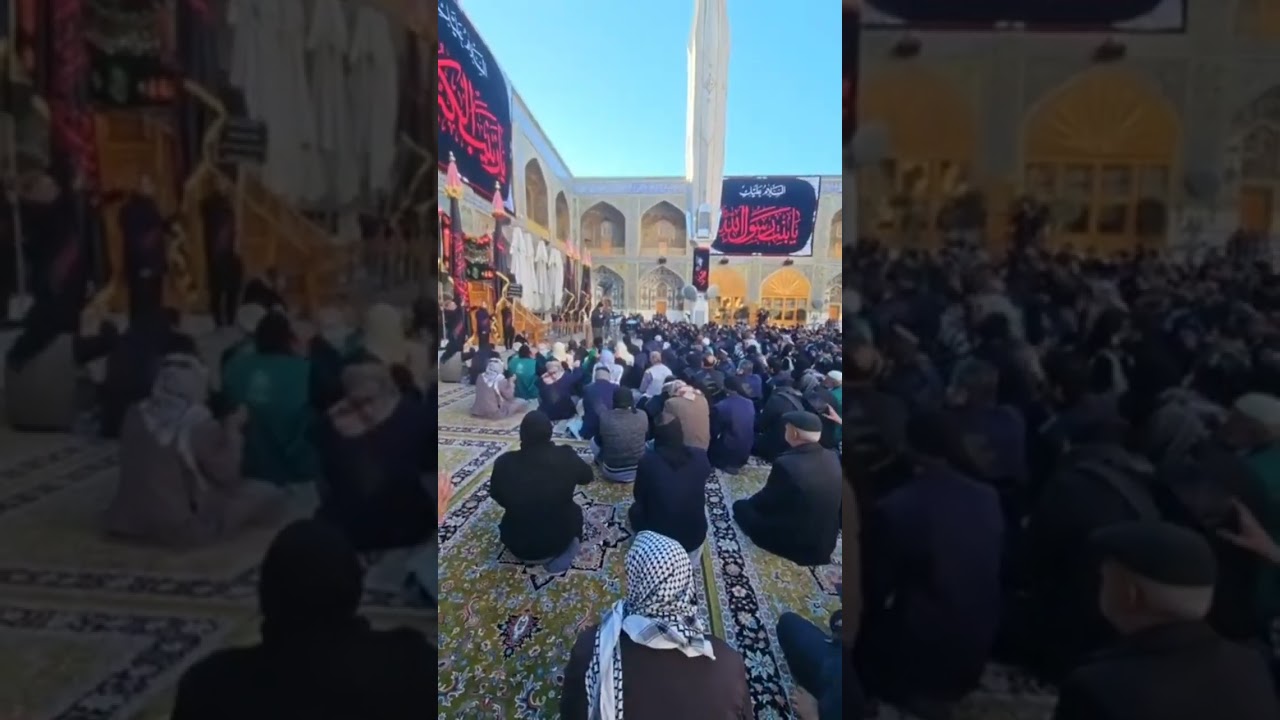 الرادود الحسيني علي العكراوي كلمات الشاعر ضرغام الشمرتي عزاء العتبه العلويه استشهاد زينب ع