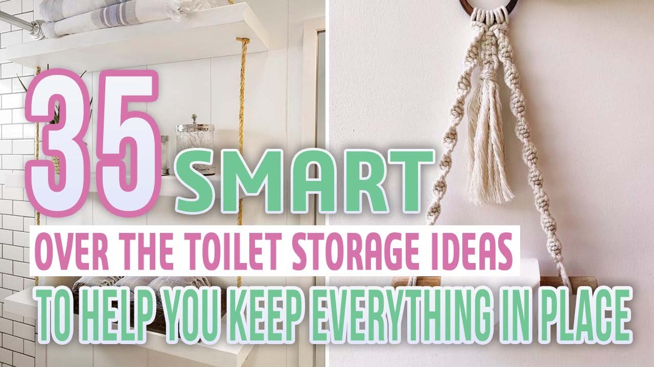 35 Smart Over the Toilet Storage Ideas To Help You Keep Everything In Place