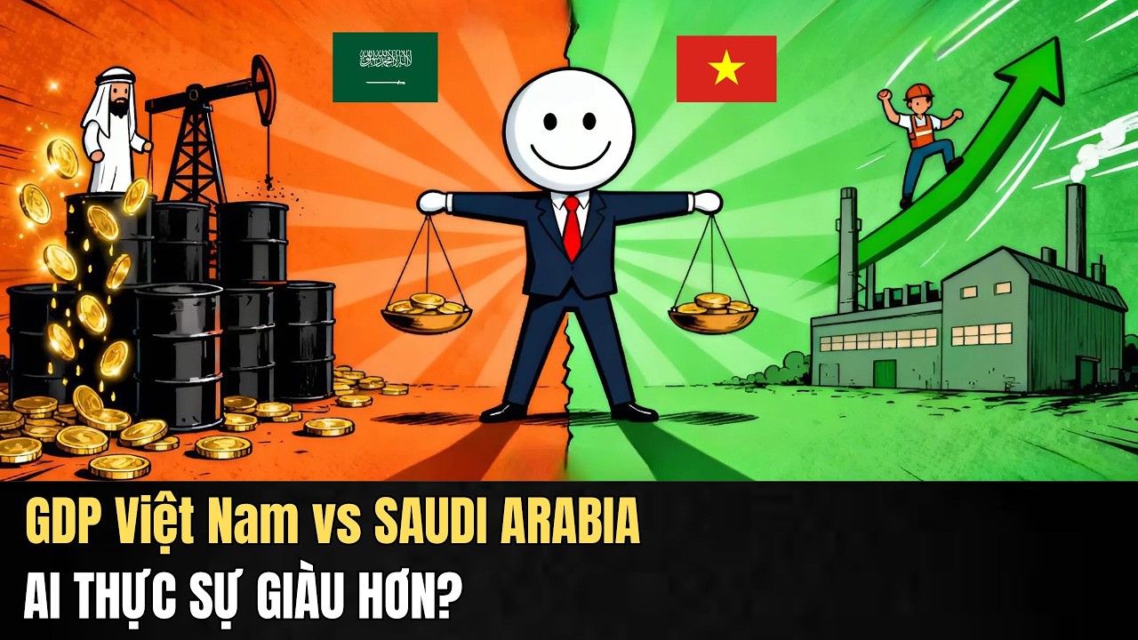 GDP Việt Nam vs Saudi Arabia: Một Nước Dầu Mỏ Giàu Đến Mức Nào?