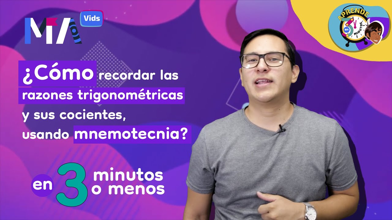 ¿Cómo recordar las razones trigonométricas y sus cocientes, usando mnemotecnia?🤔 | Misión Admisión