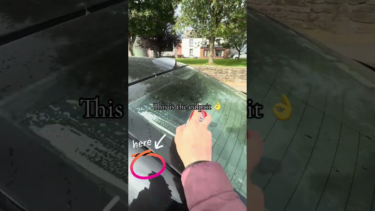Easy way to clean your car window