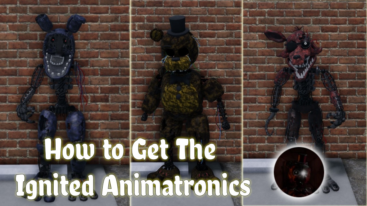 How to Get The Ignited Animatronics Badge | Roblox FMR Fredbear's mega Roleplay