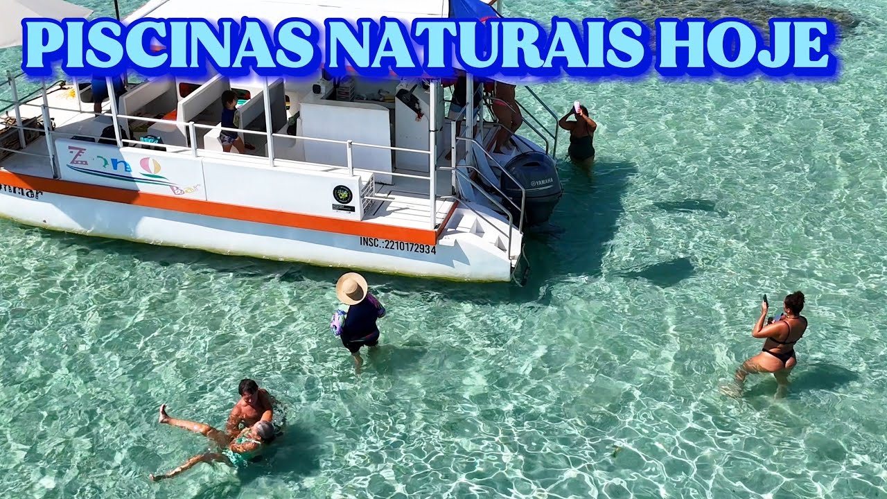 Hoje Nas PISCINAS NATURAIS DE SÃO JOSÉ DA COROA GRANDE COM A CATAMARÃ ZONMAR