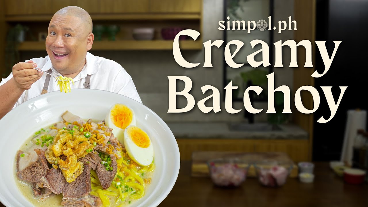Chef Tatung’s Creamy Batchoy Recipe | A Comforting Twist on Iloilo’s Favorite Noodle Soup