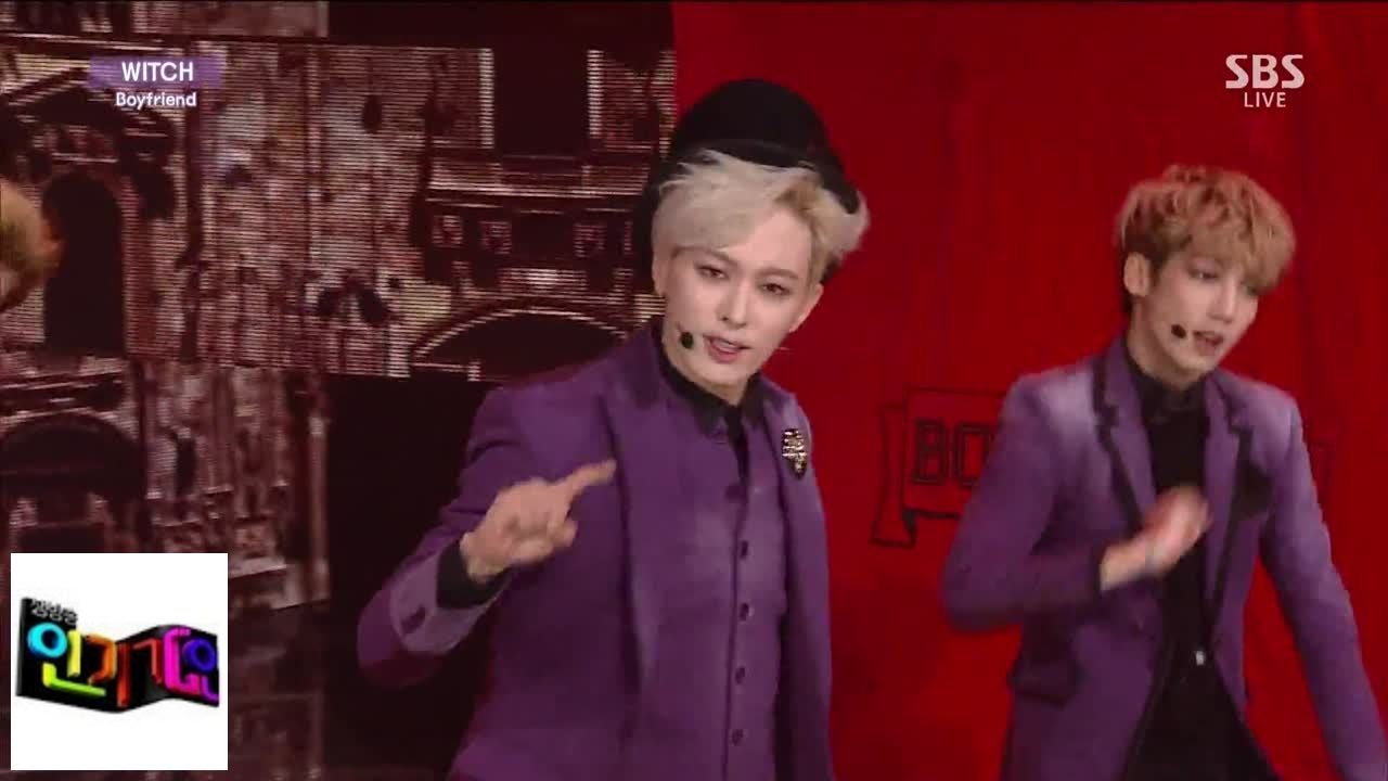 [Парень] WITCH (позиция) @ Популярная песня Inkigayo 141116
