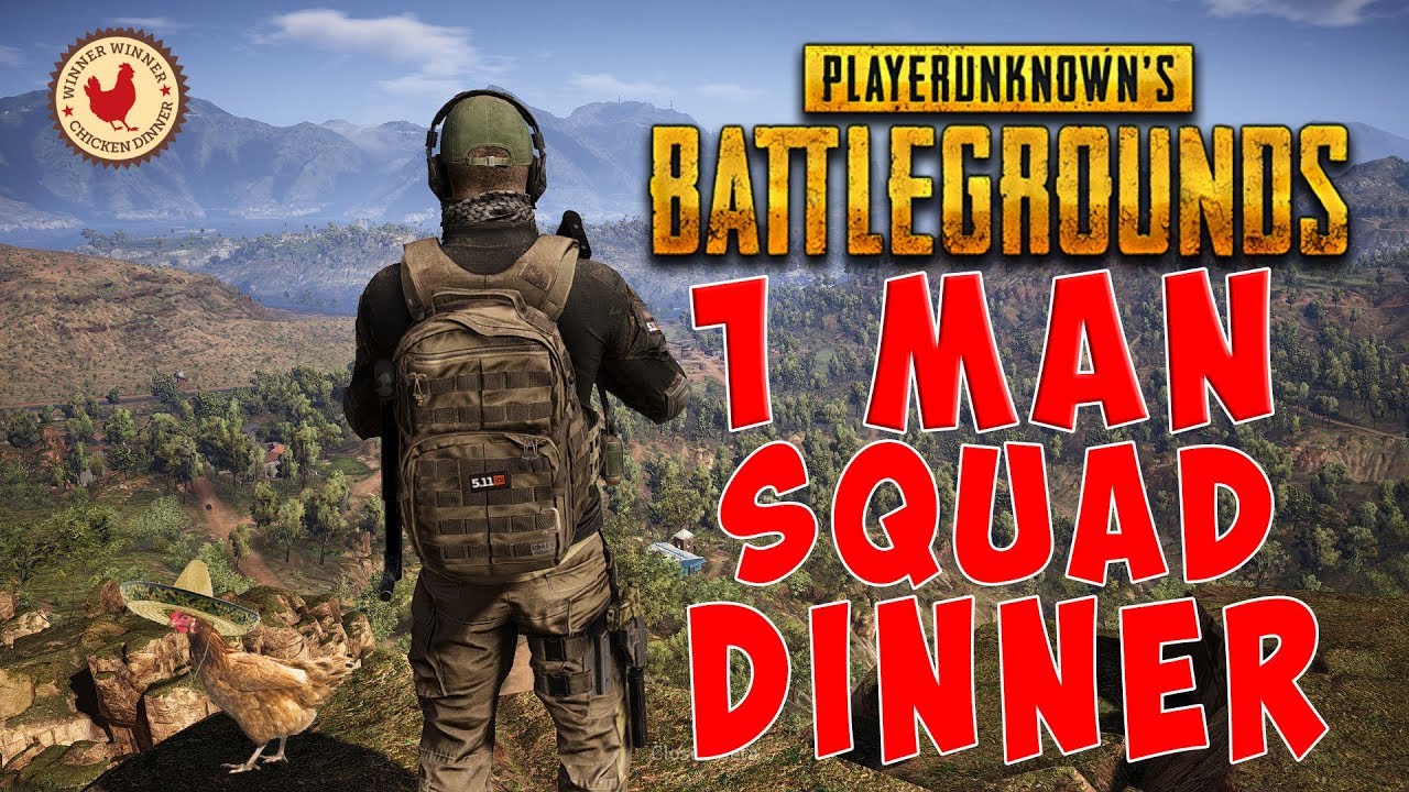 PUGB - 1 Man Squad Chicken Dinner Highlights