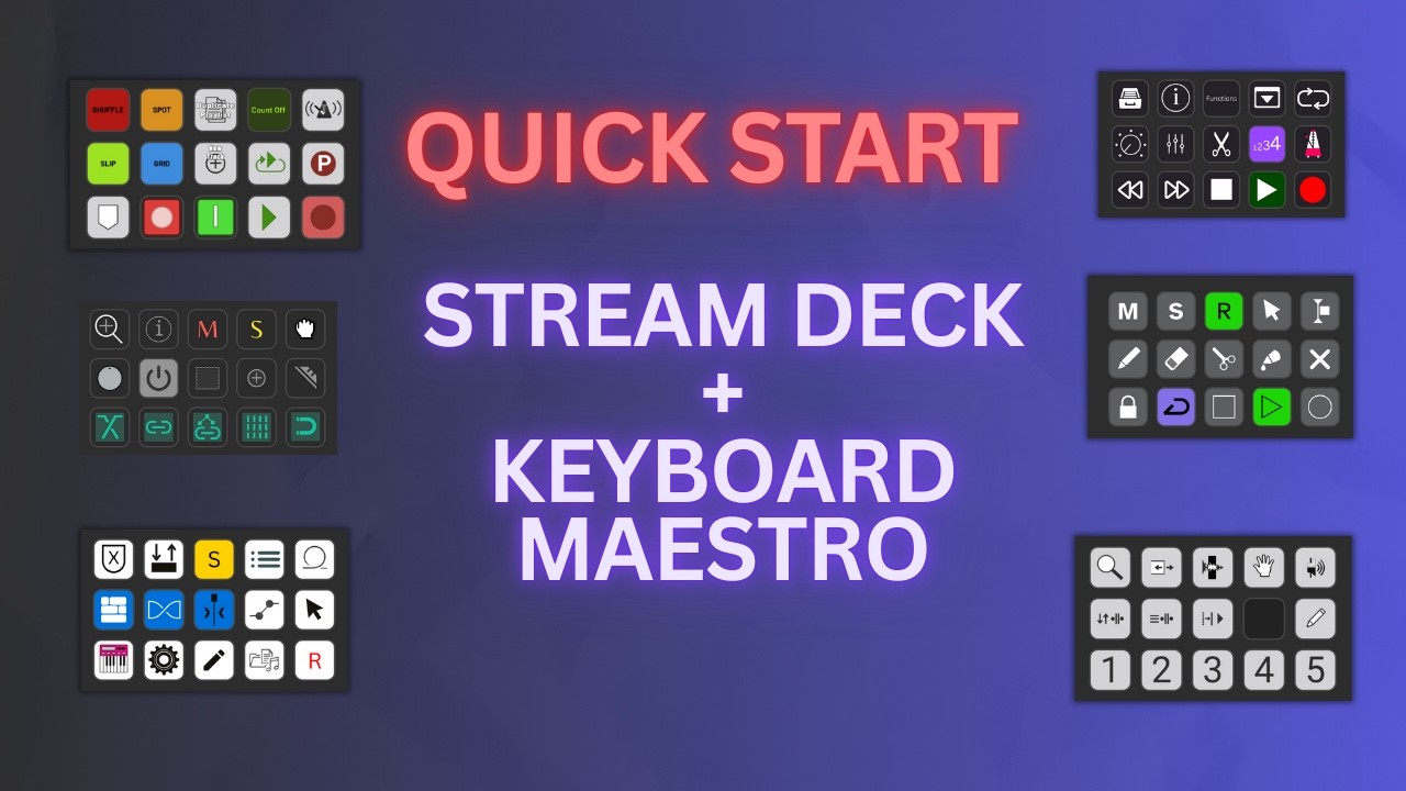 Stream Deck + DAW = Workflow with Keyboard Maestro