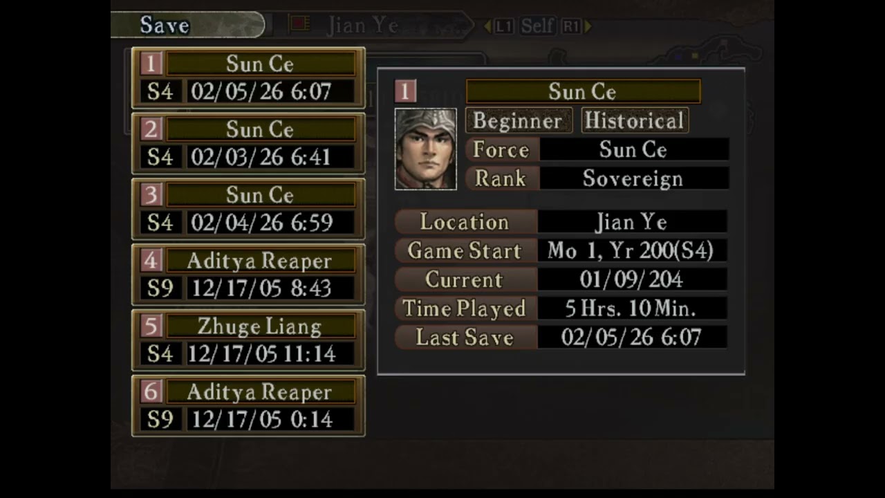 Conquest of The Central Plains, Cao Cao vs Sun Ce [Part #2]